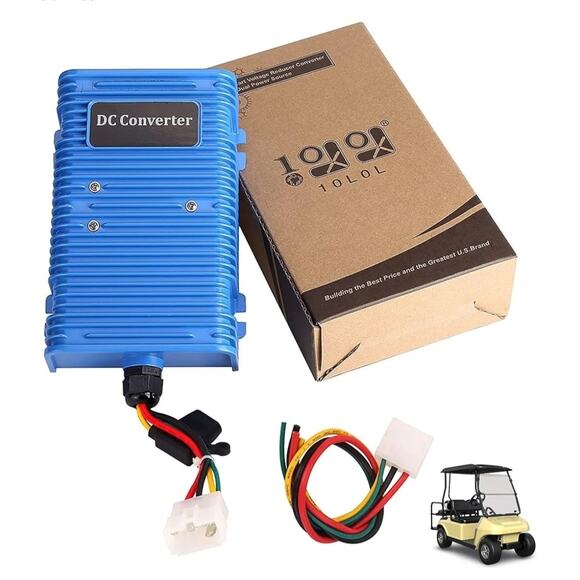 10L0L 30A 350W Golf Cart Voltage Reducer 36V/48V to 12V for EZGO Club Car Yamaha - Picture 1 of 11